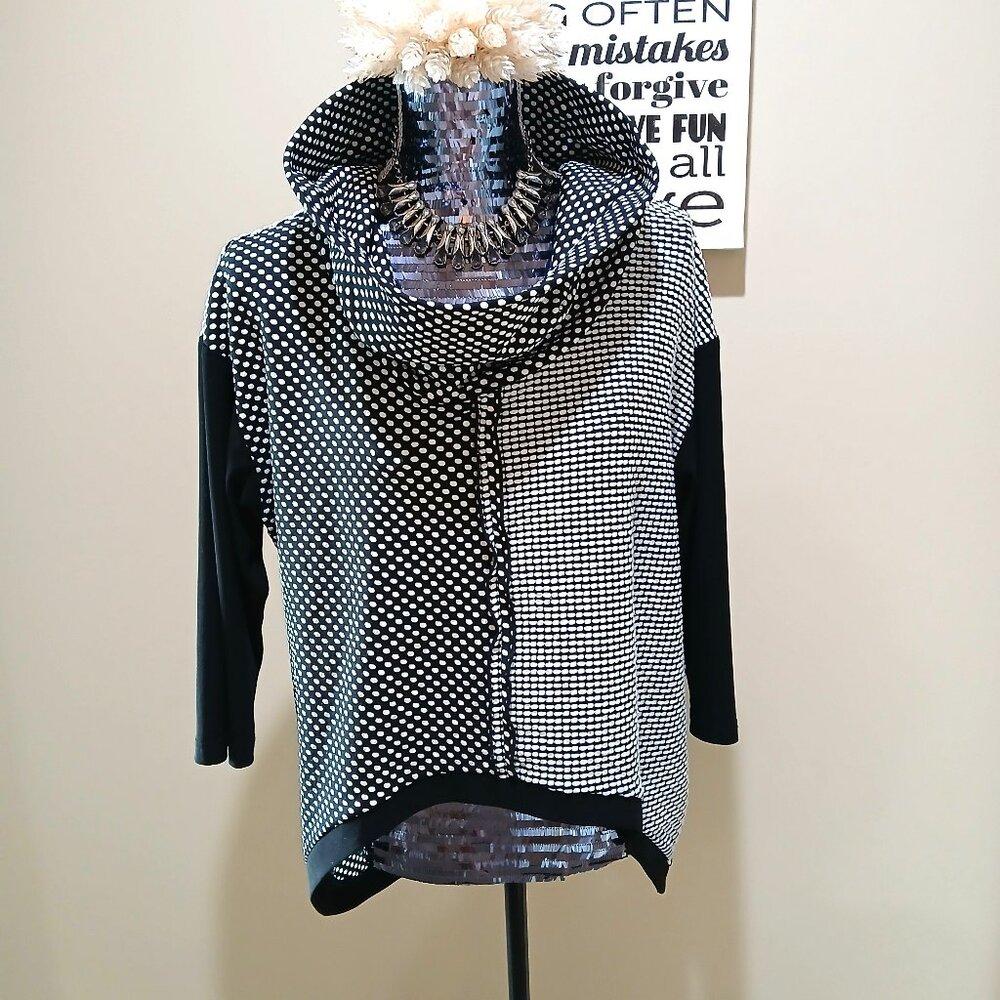 Joseph Ribkoff Top - Cowl Neck / High-Low